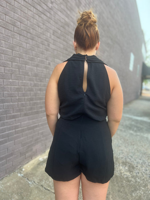 THE ROMANTICS BLACK ROMPER