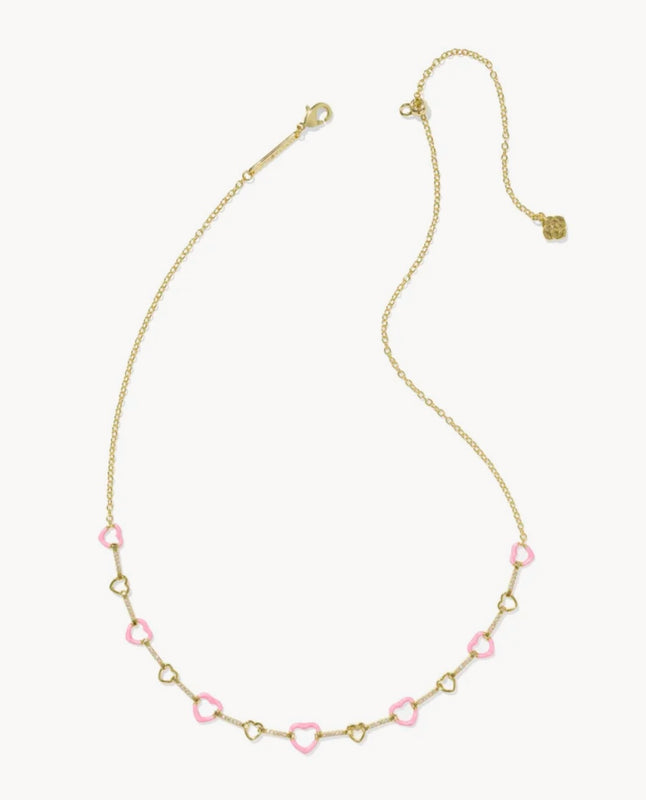 KENDRA SCOTT: HAISLEY HEART STRAND NECKLACE