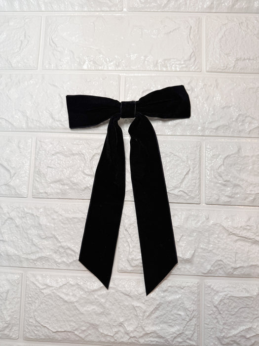 VELVET BOW- 2 COLORS