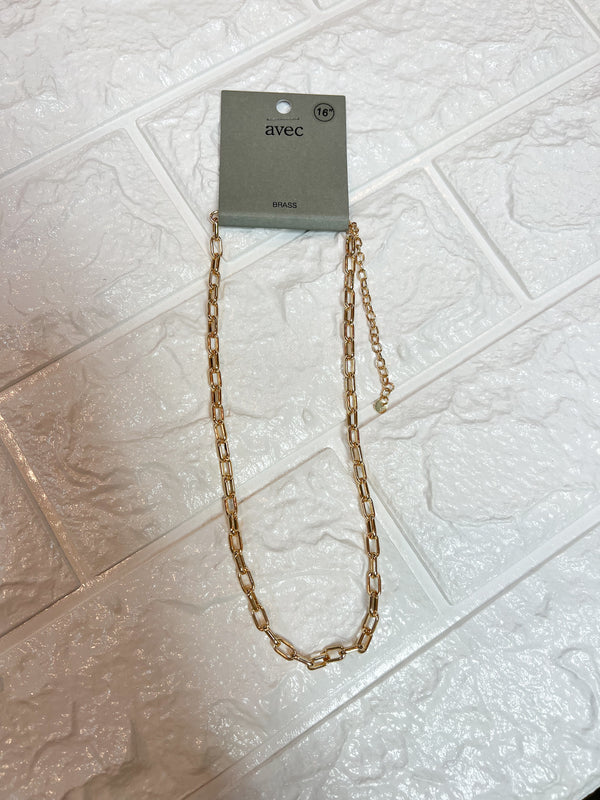 SMALL CHAIN LINK NECKLACE