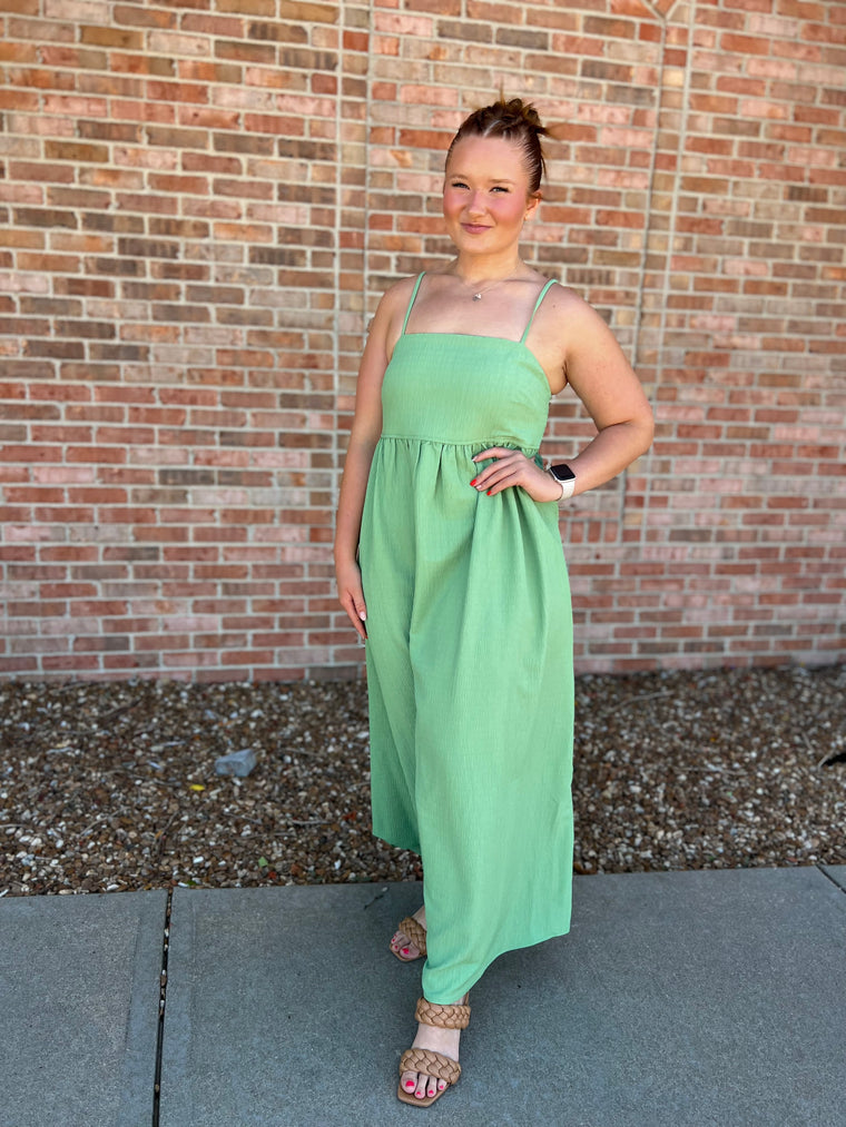 SPAGETTI STRAP MAXI DRESS