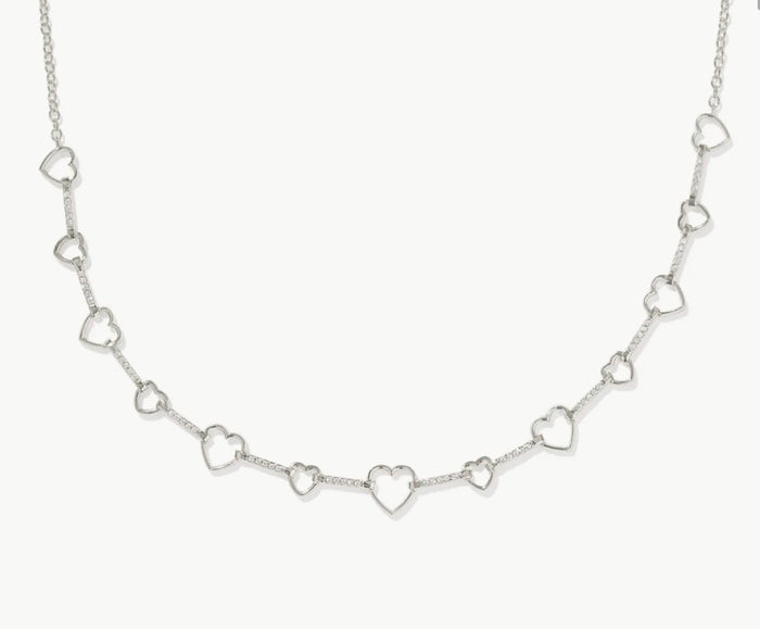 KENDRA SCOTT: HAISLEY HEART STRAND NECKLACE