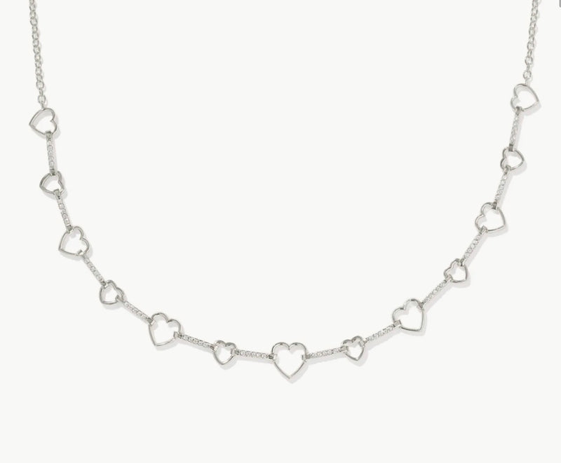 KENDRA SCOTT: HAISLEY HEART STRAND NECKLACE