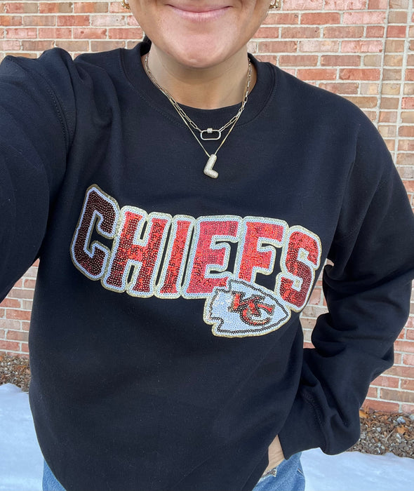 SEQUIN CHIEFS PATH SWEATSHIRT