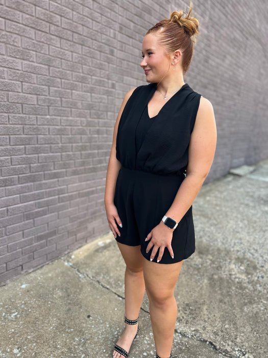 THE ROMANTICS BLACK ROMPER