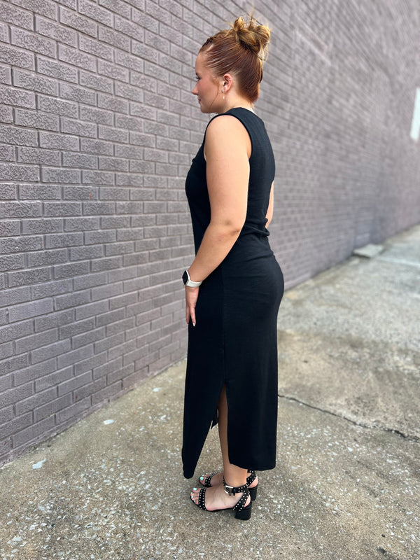 DAMSEL IN DISTRESS BLACK DRESS