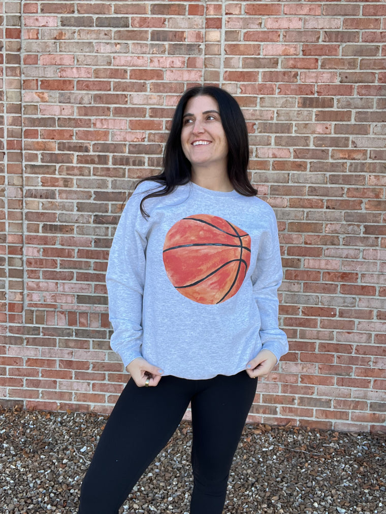 BASKETBALL CREWNECK SWEATSHIRT