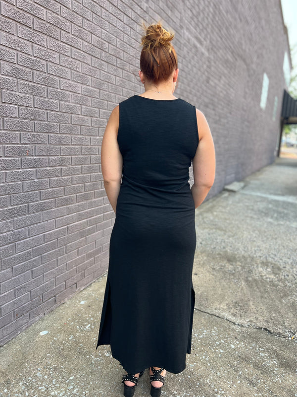 DAMSEL IN DISTRESS BLACK DRESS