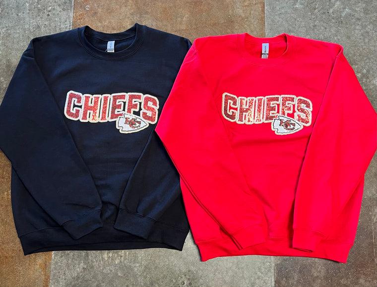 SEQUIN CHIEFS PATH SWEATSHIRT