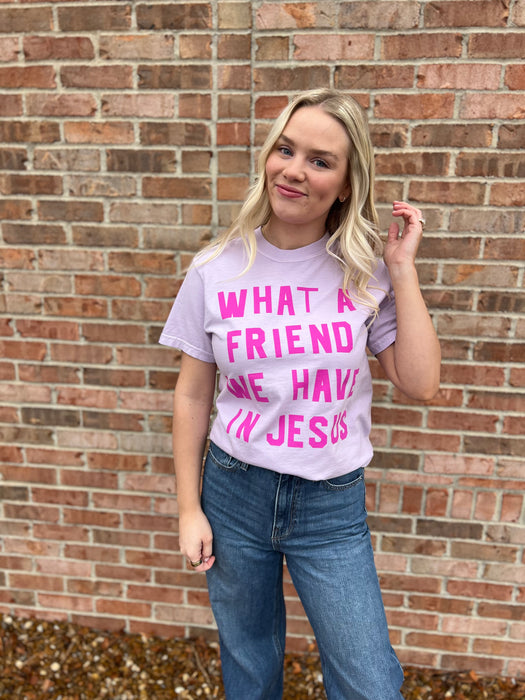 FRIEND IN JESUS GRAPHIC TEE