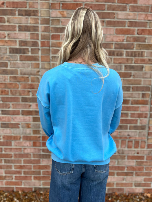 PIGMENT DYED CREWNECK SWEATSHIRT- 4 COLORS