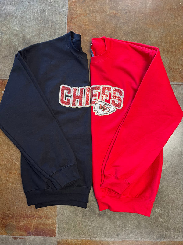 SEQUIN CHIEFS PATH SWEATSHIRT