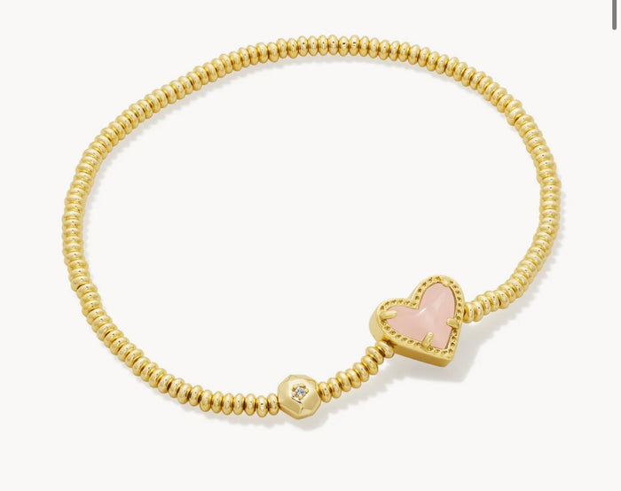 KENDRA SCOTT: ARI HEART STRETCH BRACELET