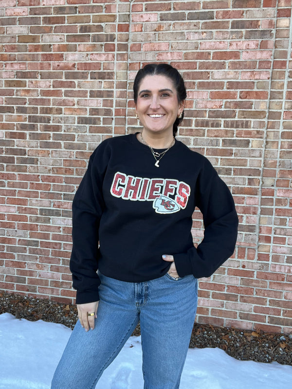 SEQUIN CHIEFS PATH SWEATSHIRT