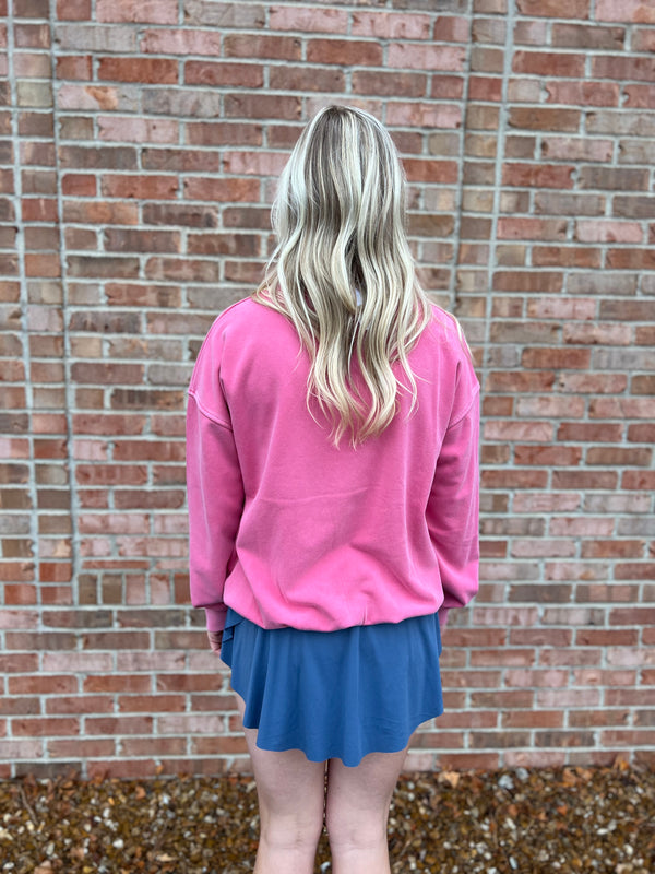 PIGMENT DYED CREWNECK SWEATSHIRT- 4 COLORS