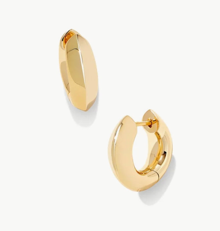 KENDRA SCOTT: MIKKI METAL HUGGIE EARRING