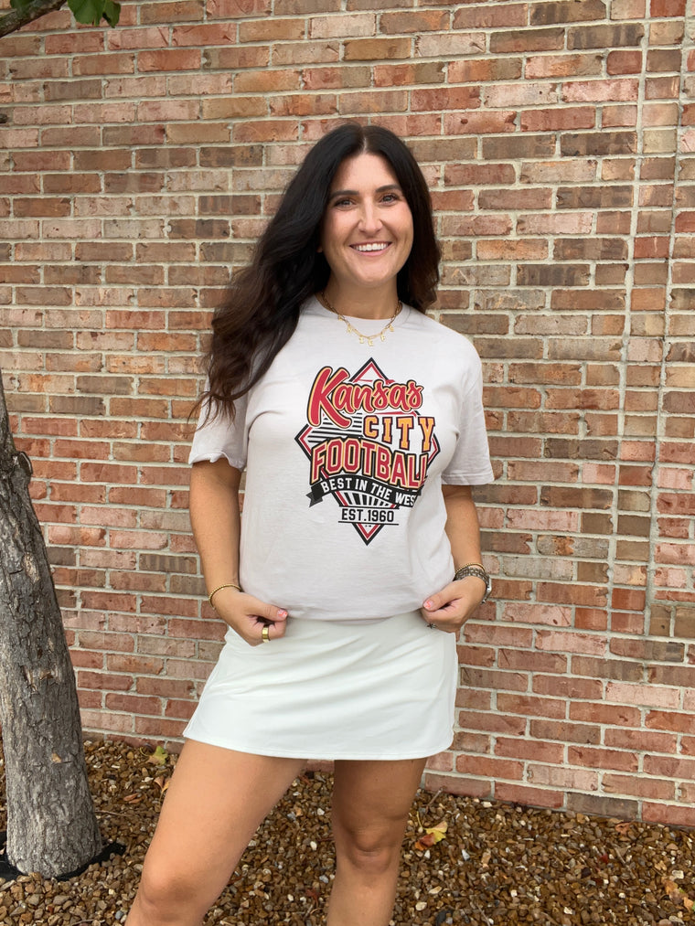 RETRO KC FOOTBALL TEE