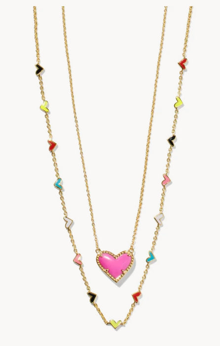 KENDRA SCOTT: ARI HAVEN HEART NECKLACE GIFT SET