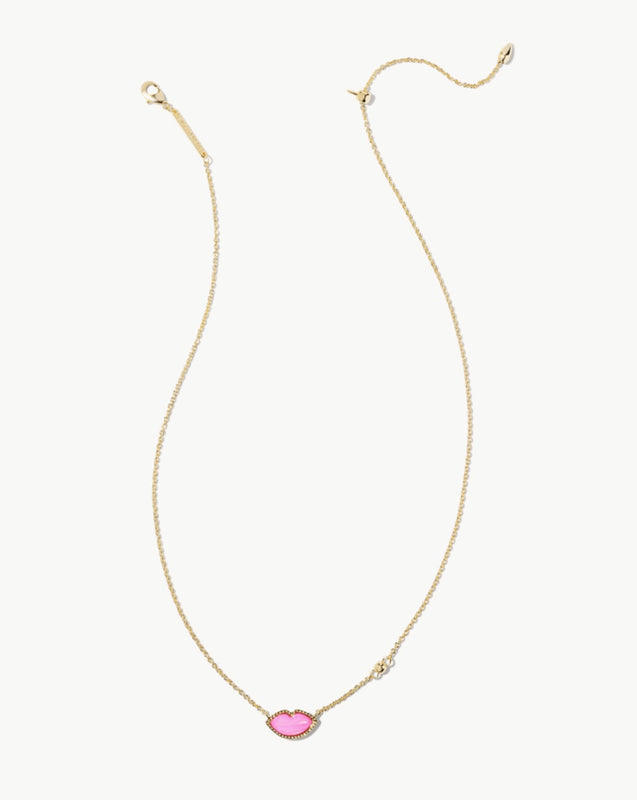 KENDRA SCOTT: LIPS PENDANT NECKLACE