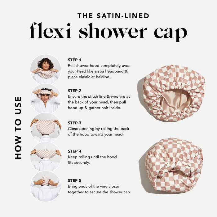 SATIN SHOWER CAP