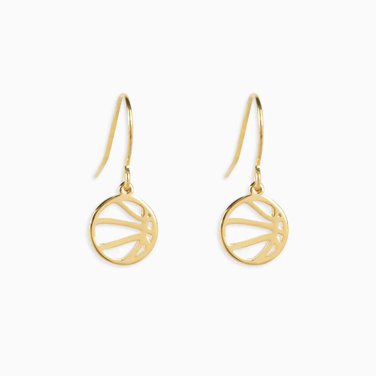 BASKETBALL CUTOUT EARRINGS