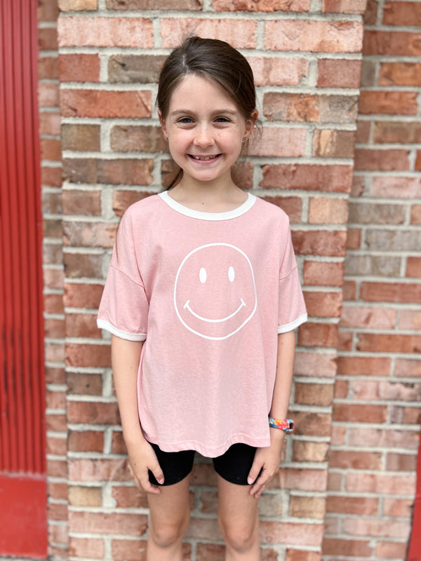 YOUTH BLUSH + SMILE TEE