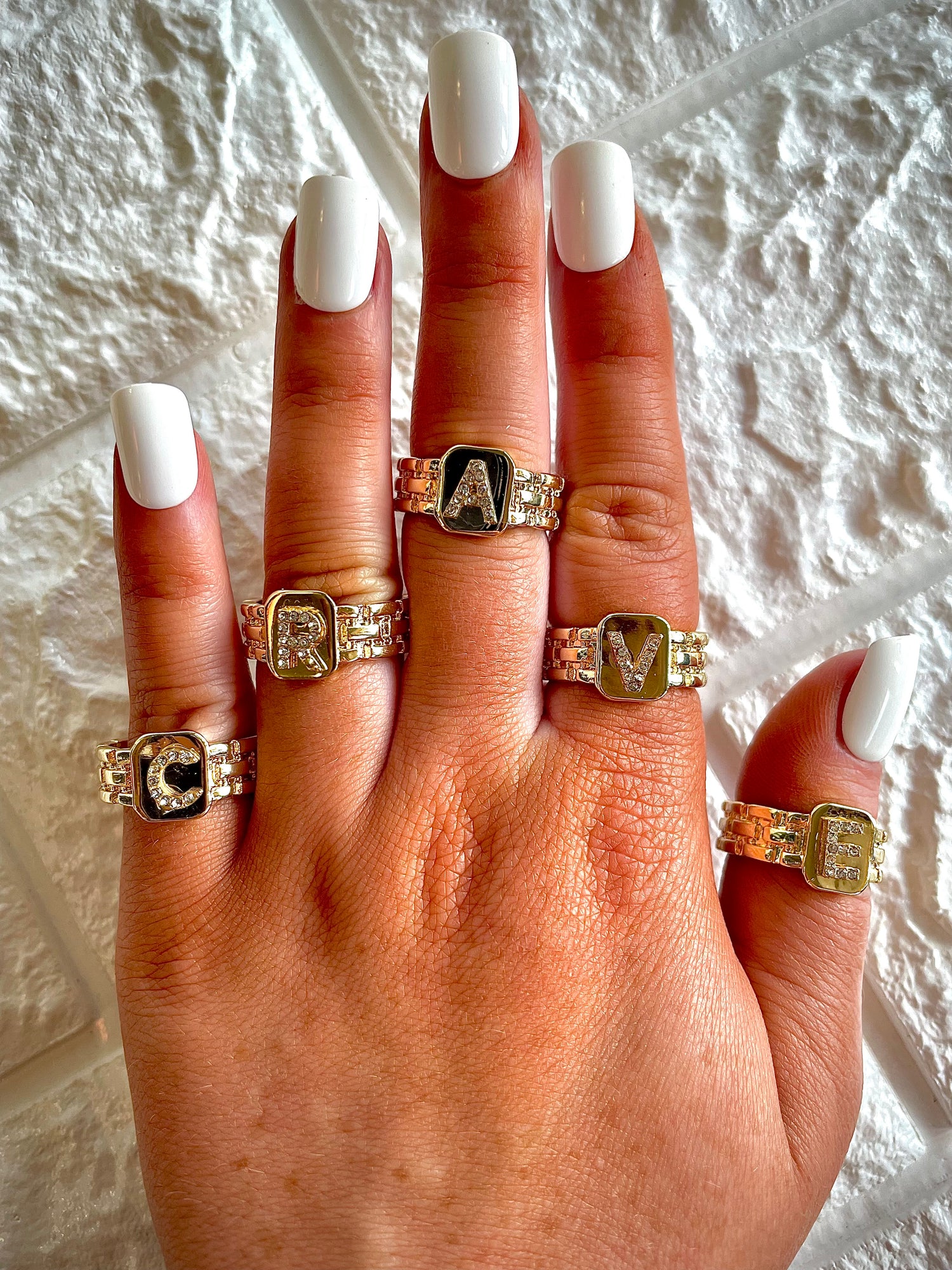 Monogrammed Ring